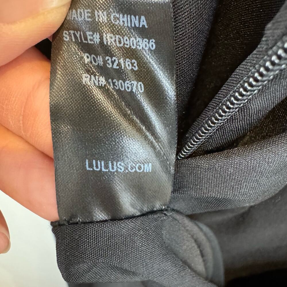 NWOT Lulus Black Keyhole Sleeveless Pants Jumpsuit Women's Size Small - Picture 6 of 8